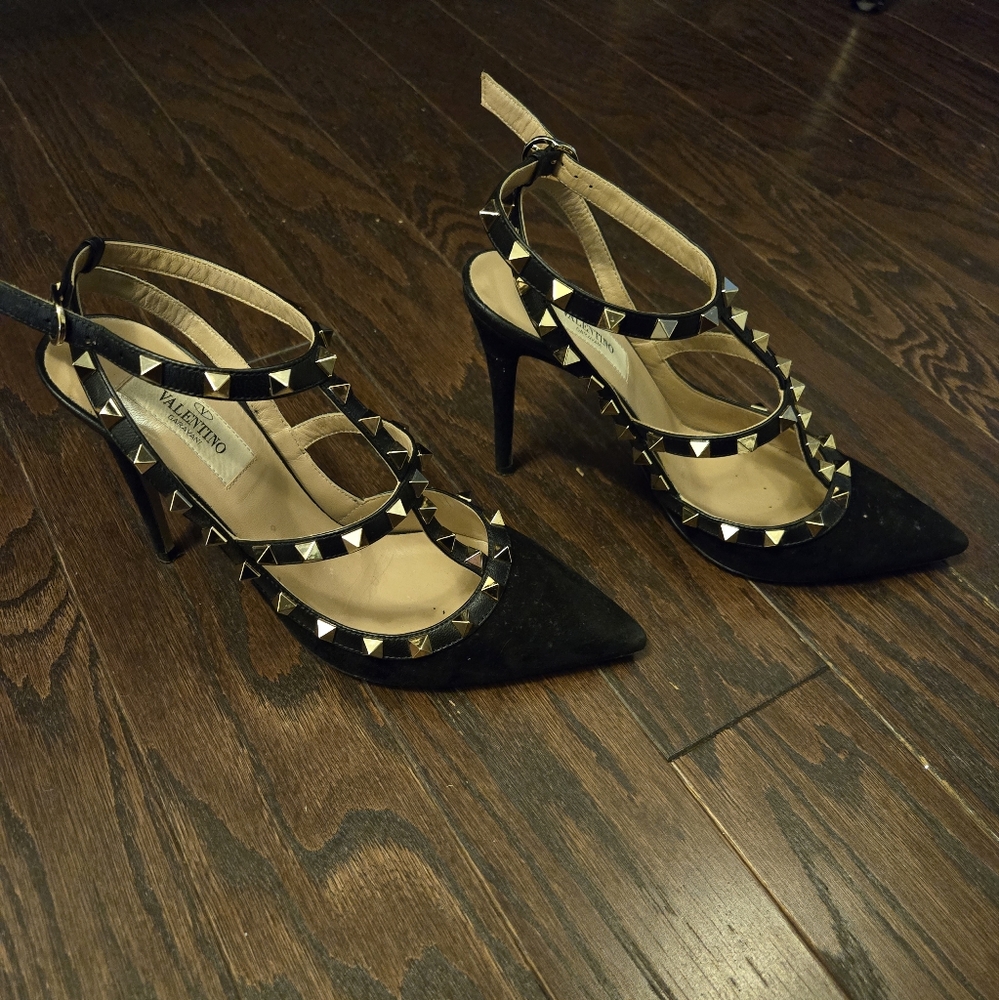 Valentino garavani suede rockstud - Picture 2 of 6